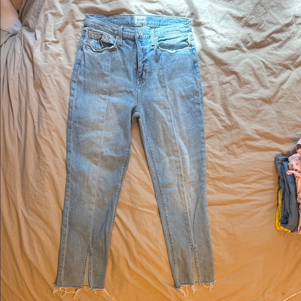 Hudson Jeans Sky Blue Cropped Denim